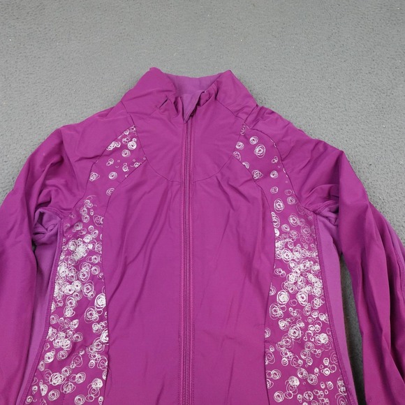 Lululemon Define Jacket Womens Small Purple Full Zip Cycling Running Reflective - Picture 4 of 10